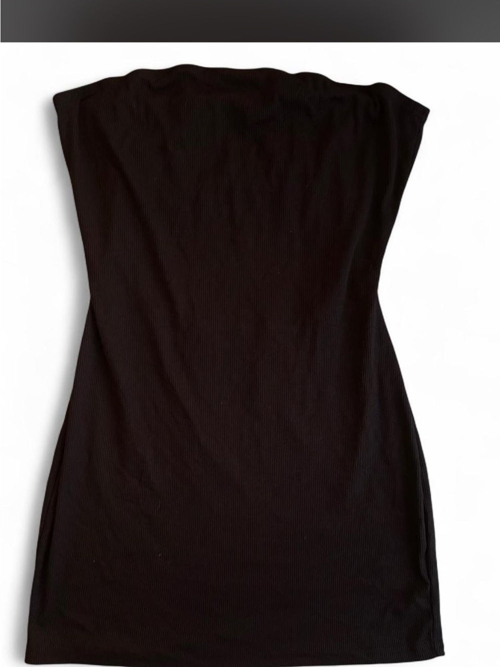 Brown Strapless Tube Top Dress - Women Tops